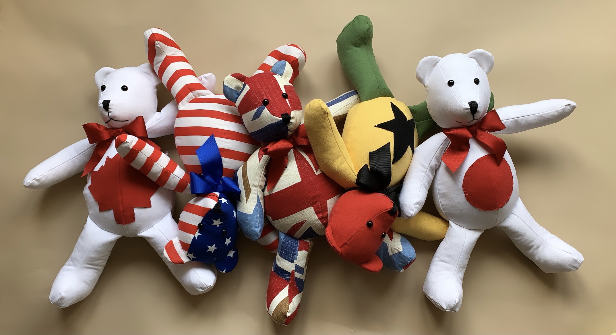 The New Olympics Inspired Flag Teddy Bears at Grin & Bear